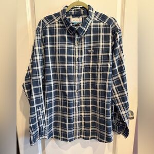 Men's Blue Plaid Columbia Shirt
